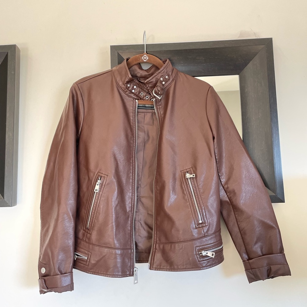 Levi's Women's Faux Leather Motocross Racer Jacket